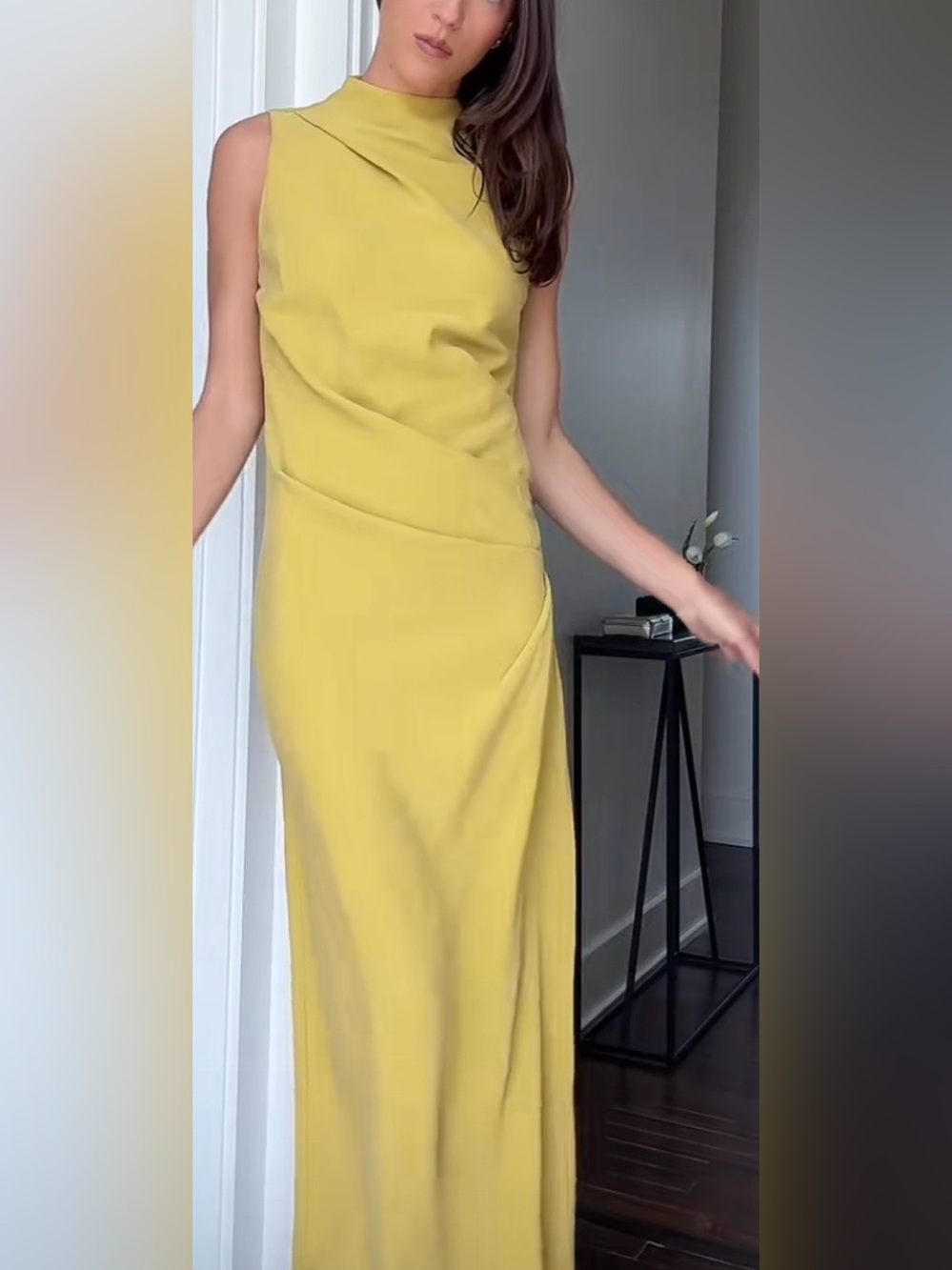 ASOS DESIGN Tall Column Slouchy Hip Maxi Dress